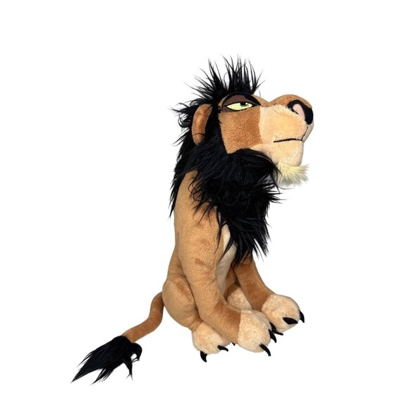Disney Store The Lion King Scar Plush Stuffed Animal 14" Disney Villain - Picture 2 of 4